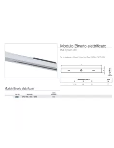 Carril spot 1500 7 hilos